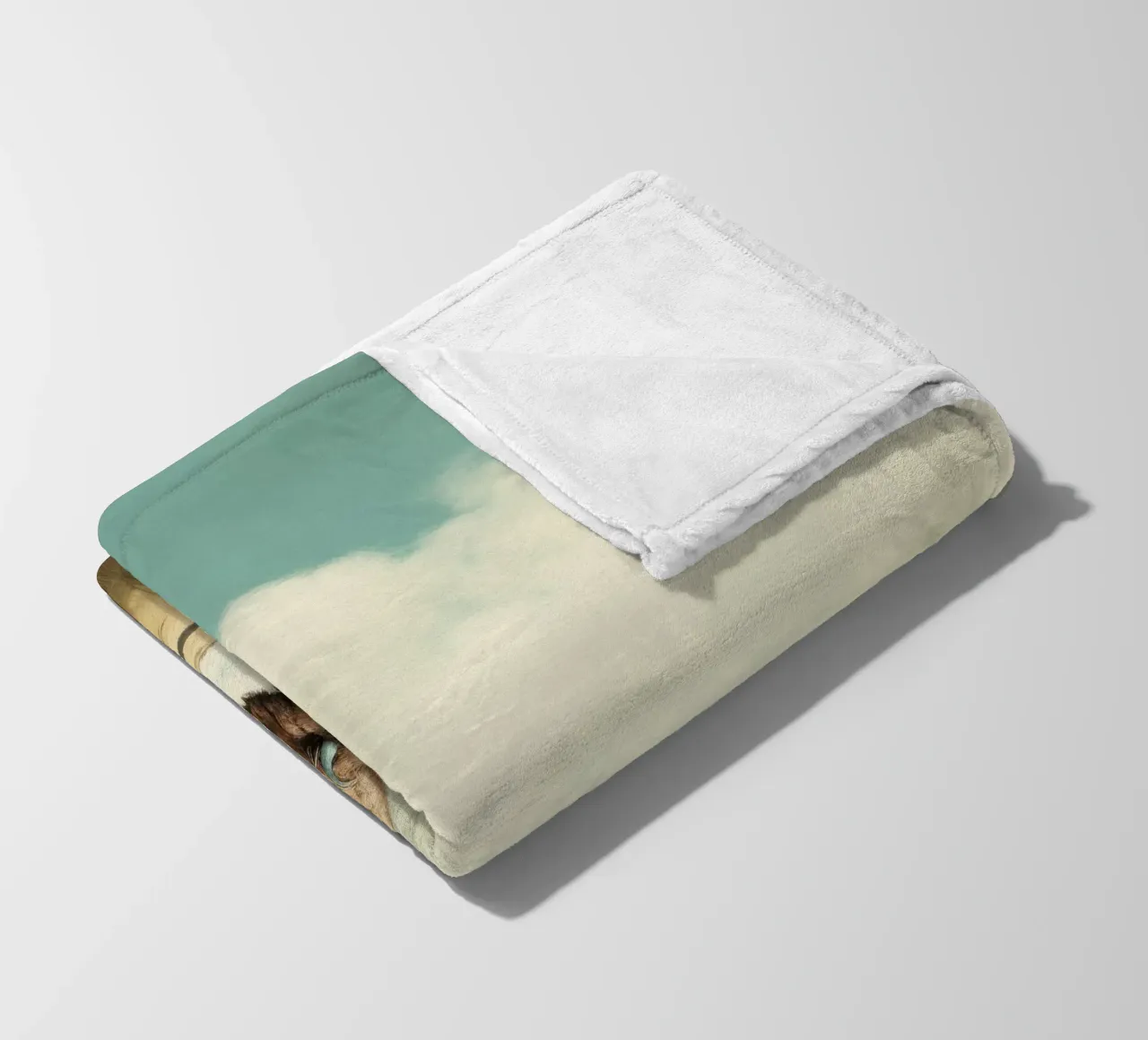 Bufala minima 3 coperta in pile da Minimal Animal Art