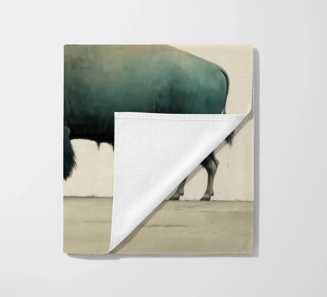 Bufala minima 4 telo mare da Minimal Animal Art