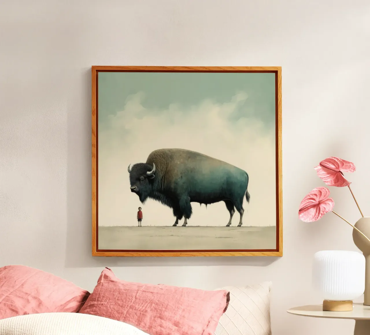 Bufala minima 4 plexiglass da Minimal Animal Art