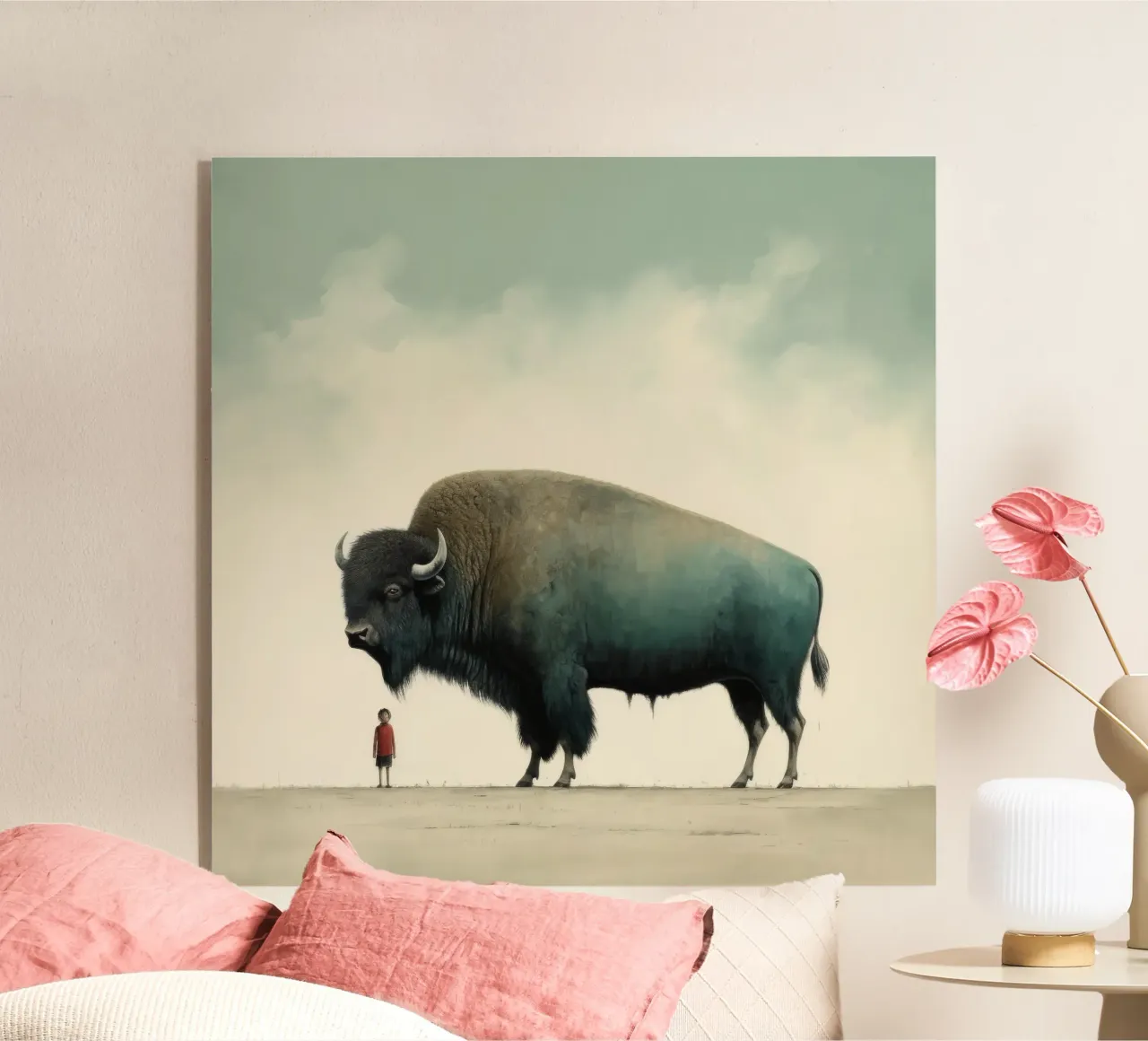 Bufala minima 4 plexiglass da Minimal Animal Art