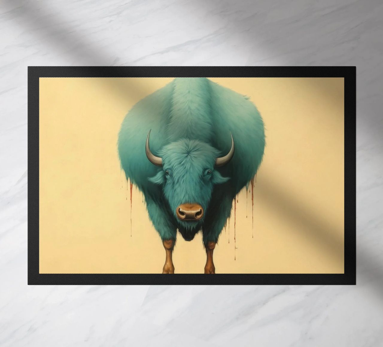 Bufalo minimo 1 zerbino da Minimal Animal Art