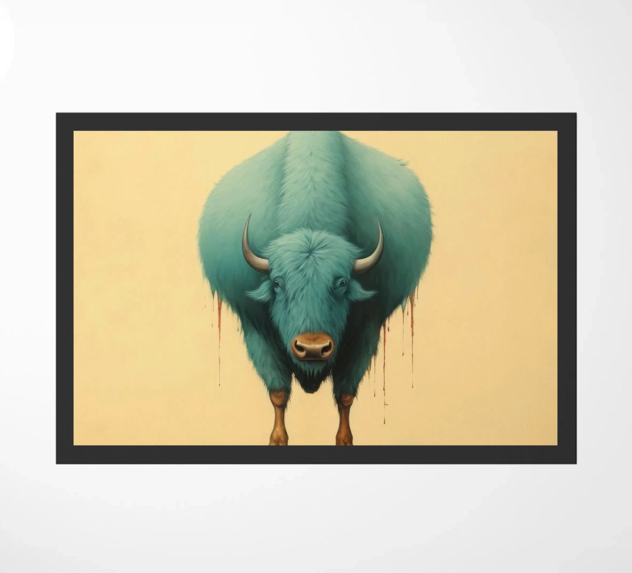 Bufalo minimo 1 zerbino da Minimal Animal Art