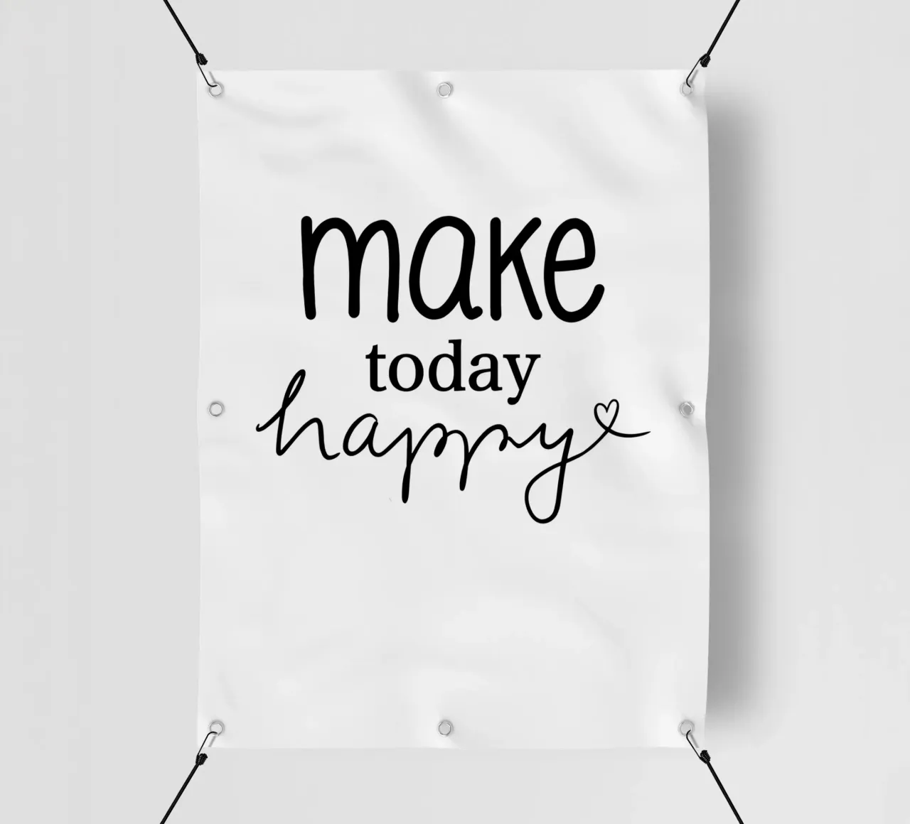 Make today happy telo in pvc da keinkonzept