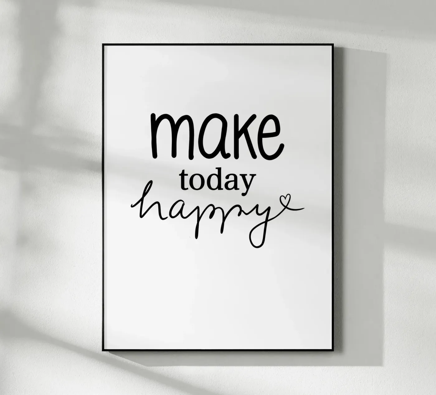 Make today happy Acryl-Glas von keinkonzept