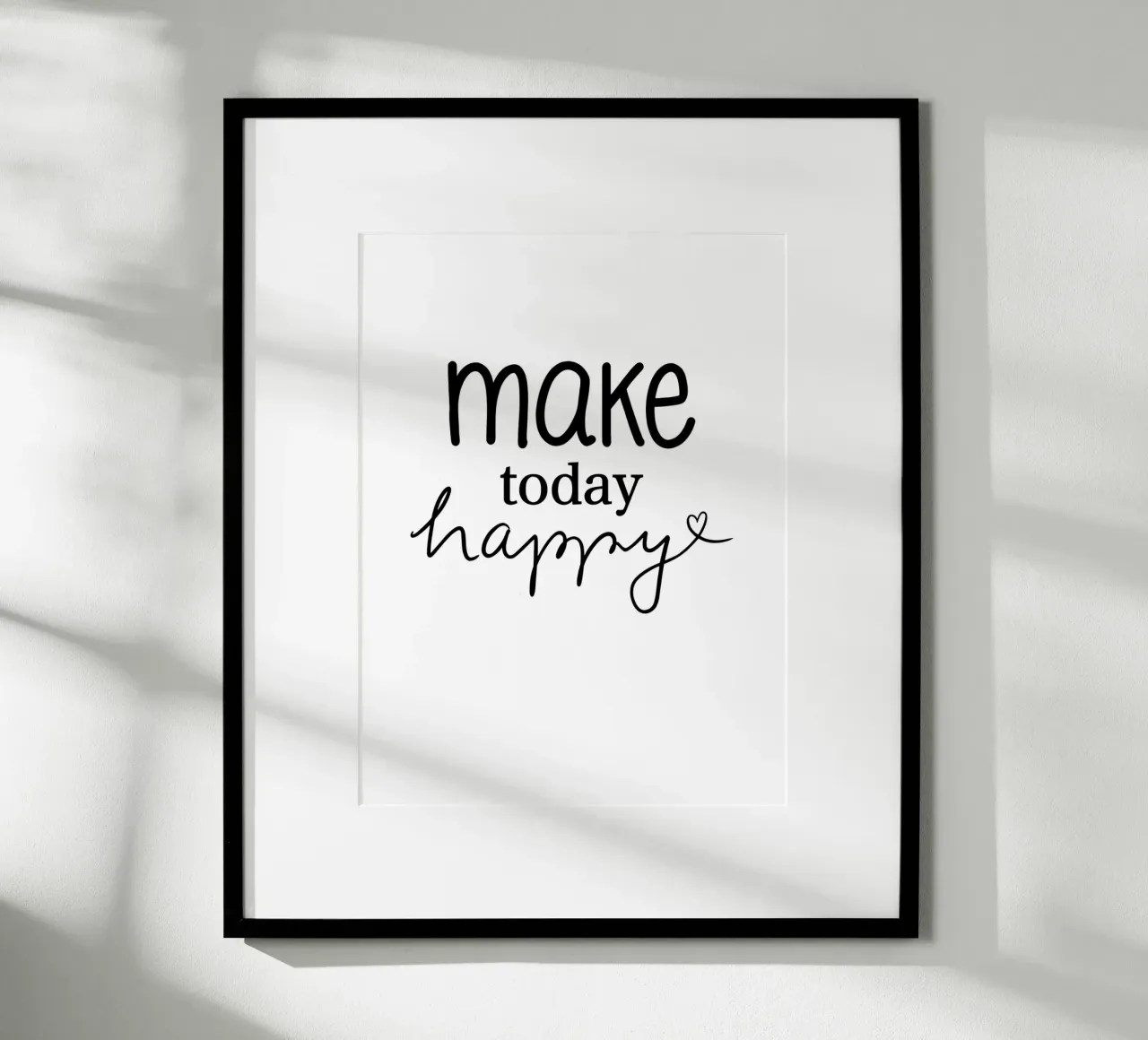 Make today happy poster da keinkonzept