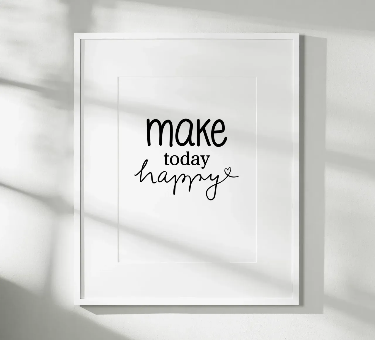 Make today happy poster da keinkonzept