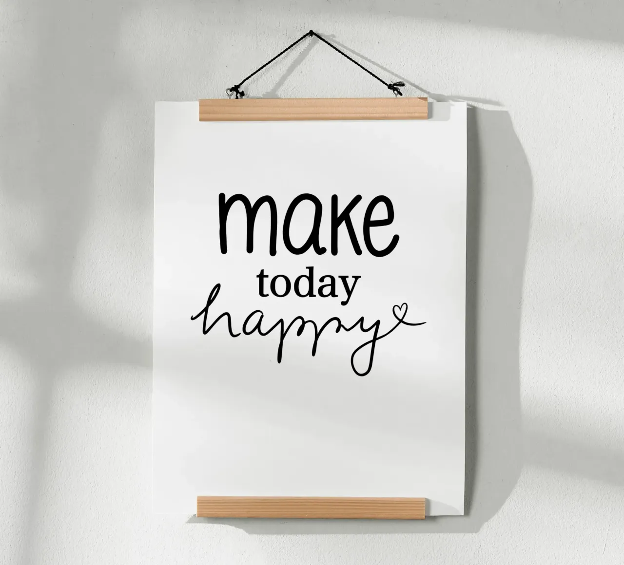 Make today happy poster da keinkonzept