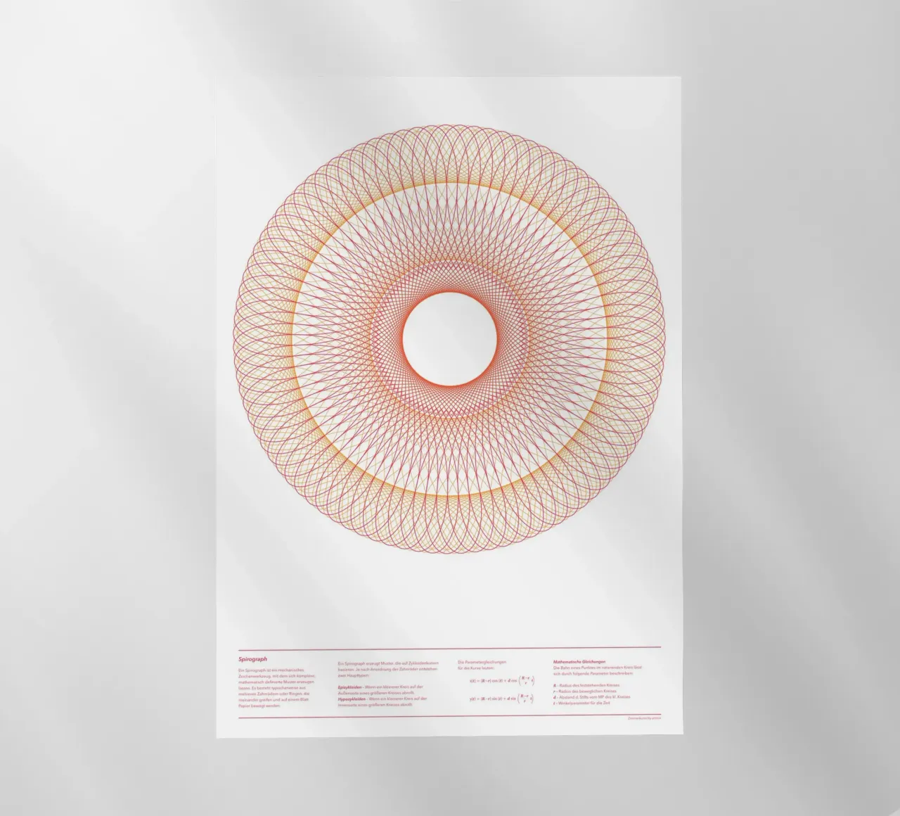 Spirograph Series - A03 pellicola backlit da zimmerkunst