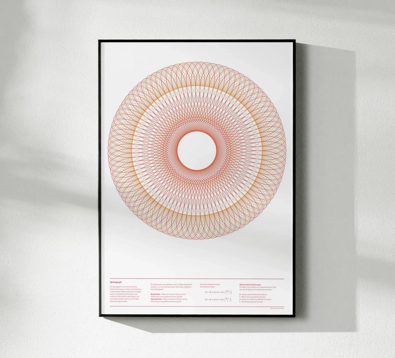 Spirograph Series - A03 metacrilato de zimmerkunst