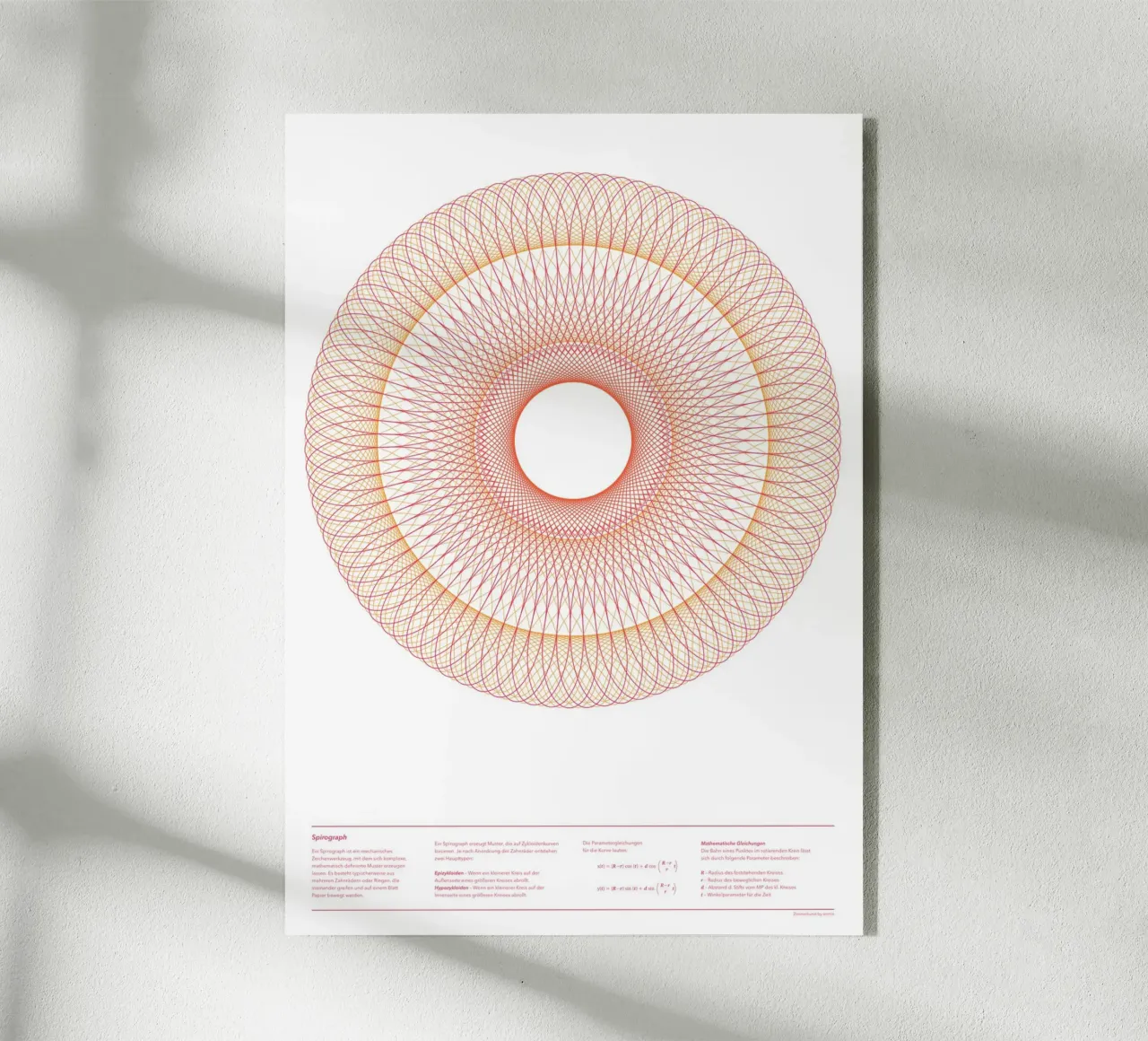 Spirograph Series - A03 plexiglass da zimmerkunst