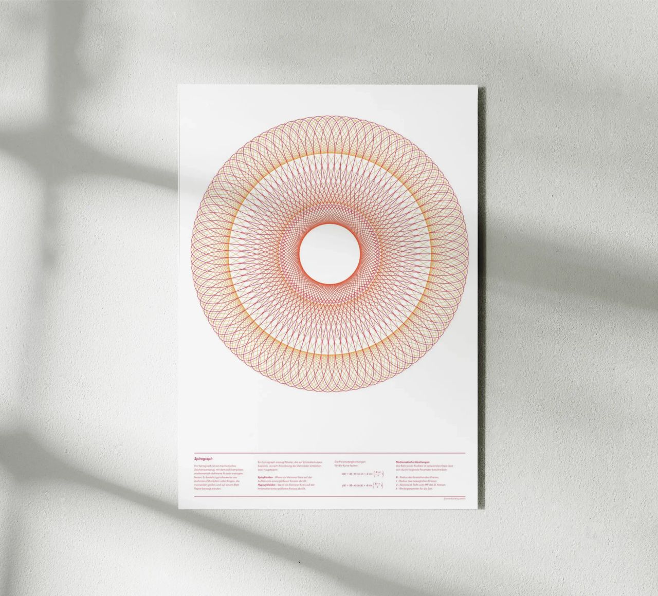Spirograph Series - A03 alluminio dibond da zimmerkunst