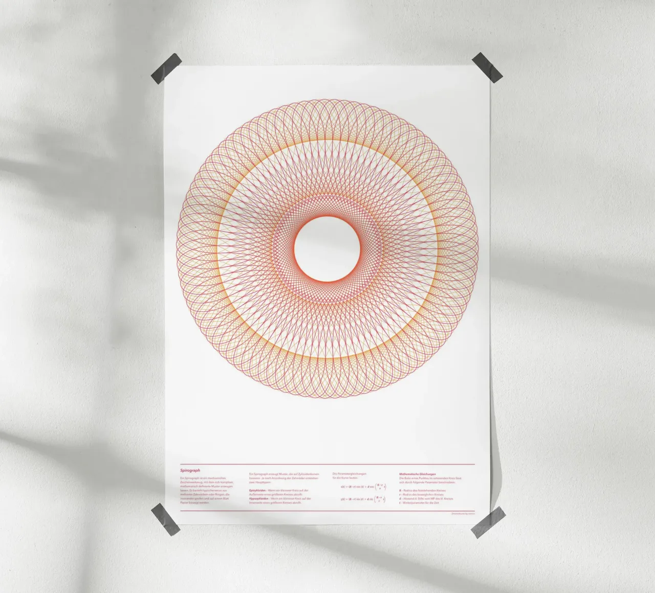 Spirograph Series - A03 hahnemühle van zimmerkunst