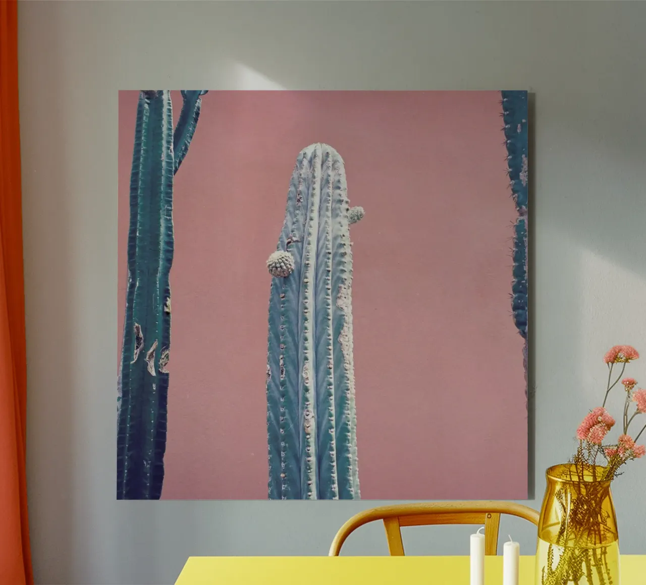 Into the Tropics (Cactus) alluminio dibond da BlauMaschine