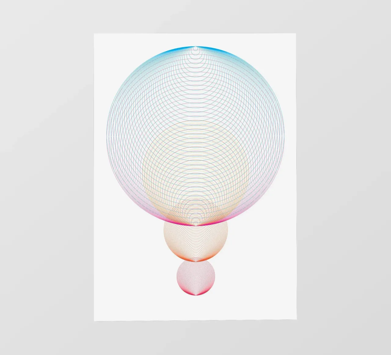 Geometry Series - 01 lámina retroiluminada de zimmerkunst