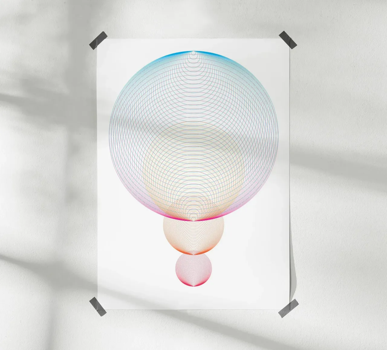 Geometry Series - 01 carta hahnemühle da zimmerkunst