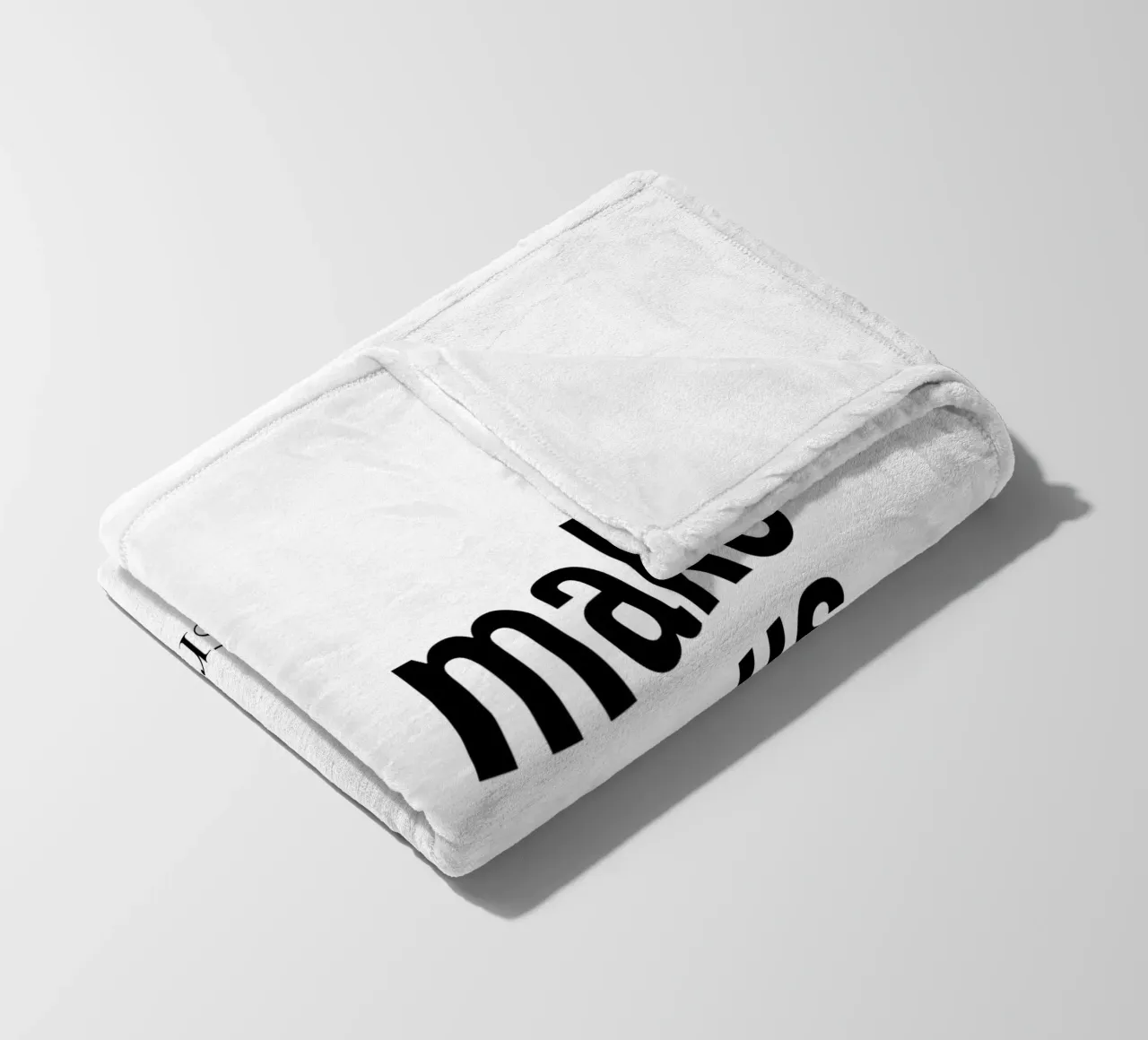L'amore ci rende forti Tipografia coperta in pile da YV TYPOGRAPHY
