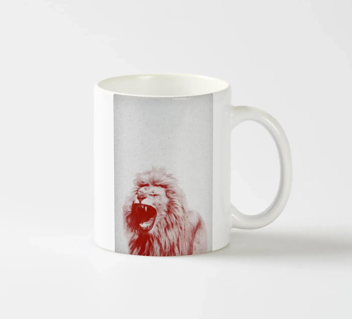 Lion ceramic mug by Froilein Juno