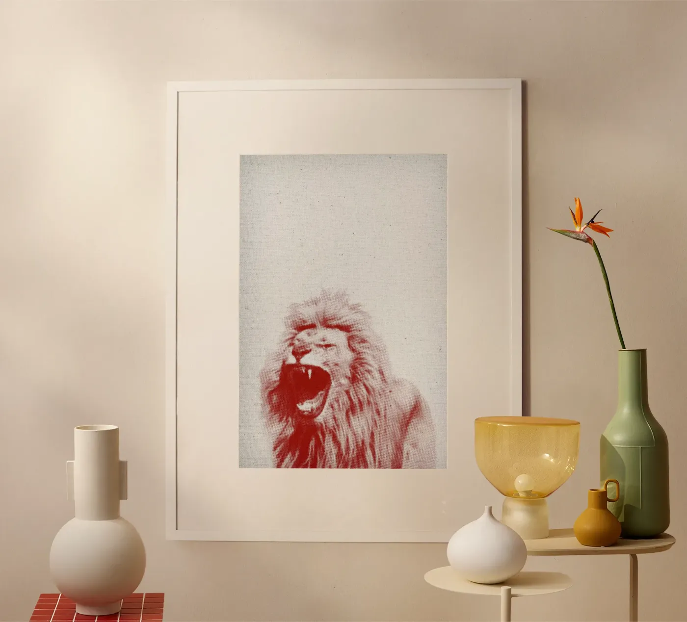 Lion Poster von Froilein Juno