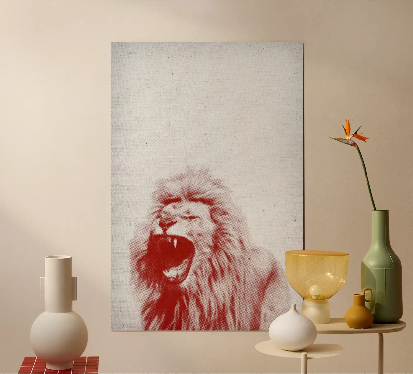 Lion Poster von Froilein Juno