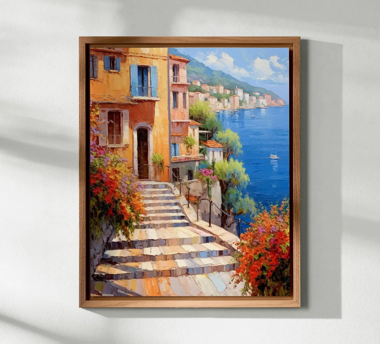 Mediterranean Coast alluminio dibond da Artsy Bessy
