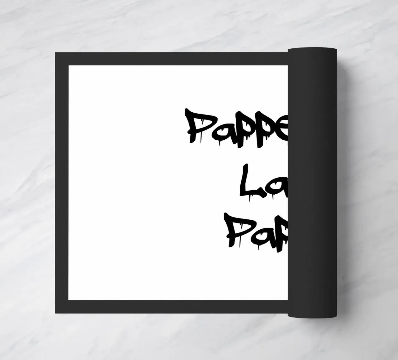 Pappers La Papp felpudo de YV TYPOGRAPHY