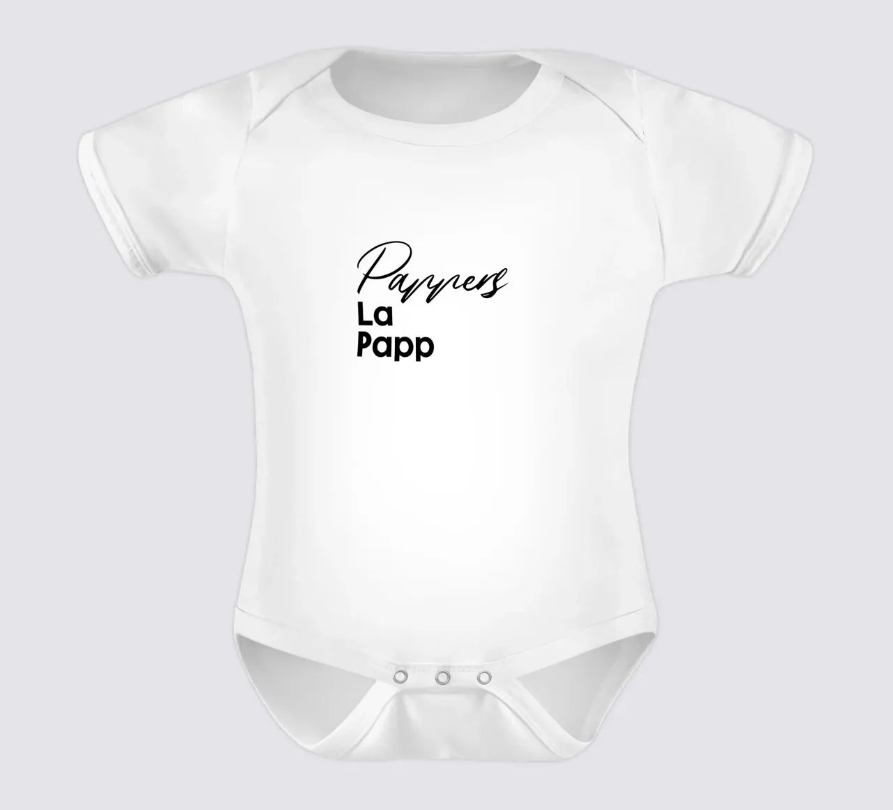 Pappers La Papp body neonato maniche corte da YV TYPOGRAPHY