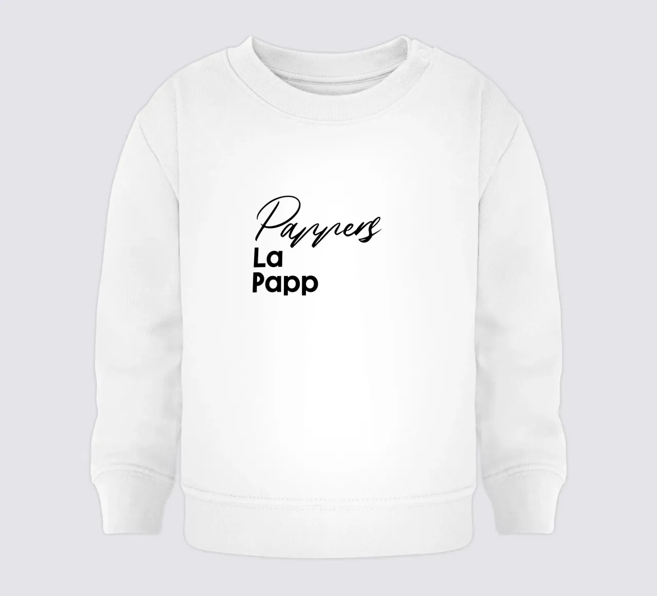 Pappers La Papp felpa neonato da YV TYPOGRAPHY