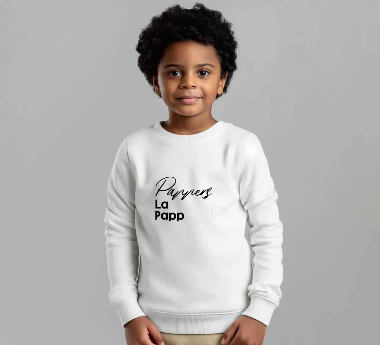Pappers La Papp felpa bambino da YV TYPOGRAPHY