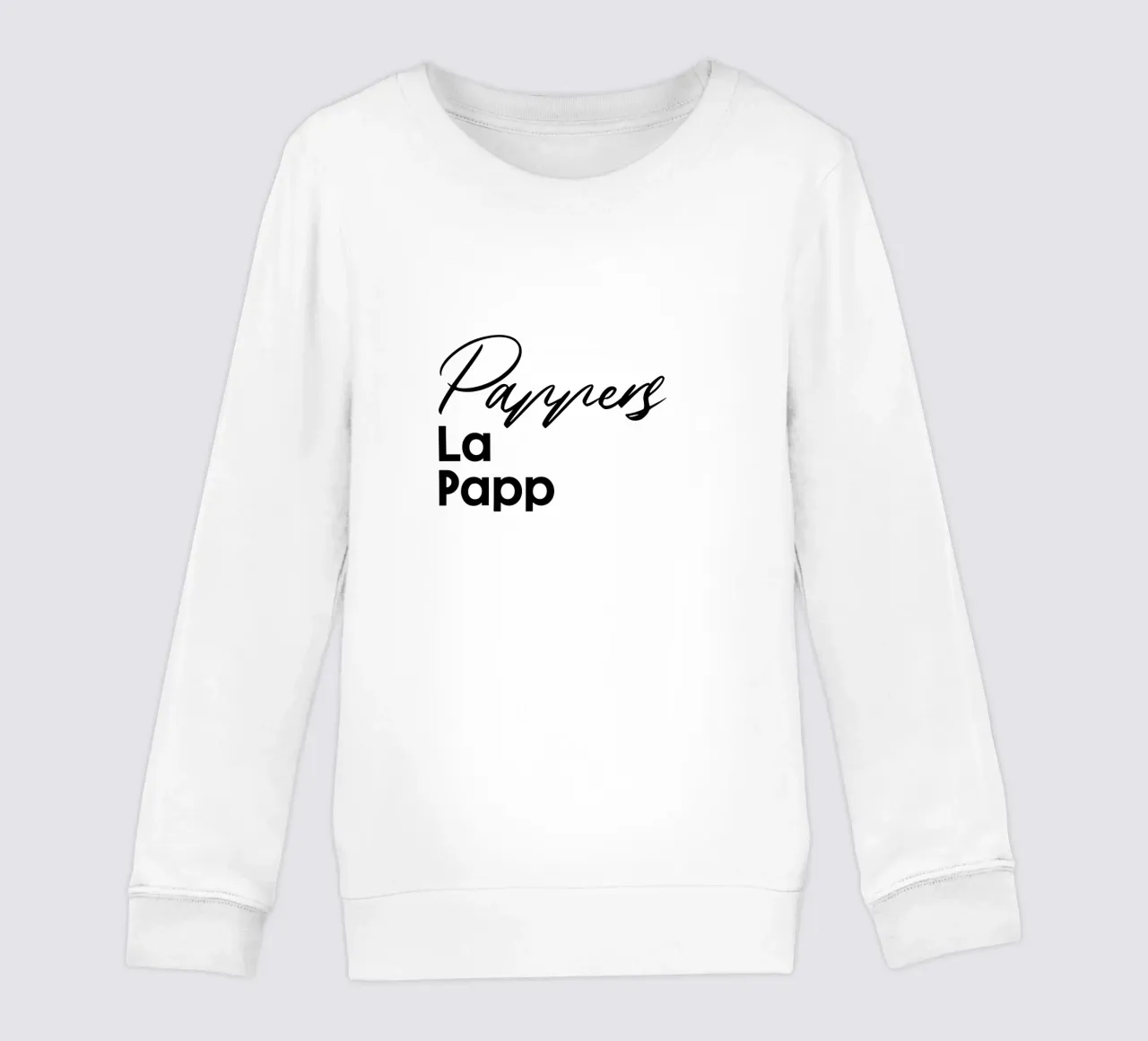 Pappers La Papp felpa bambino da YV TYPOGRAPHY