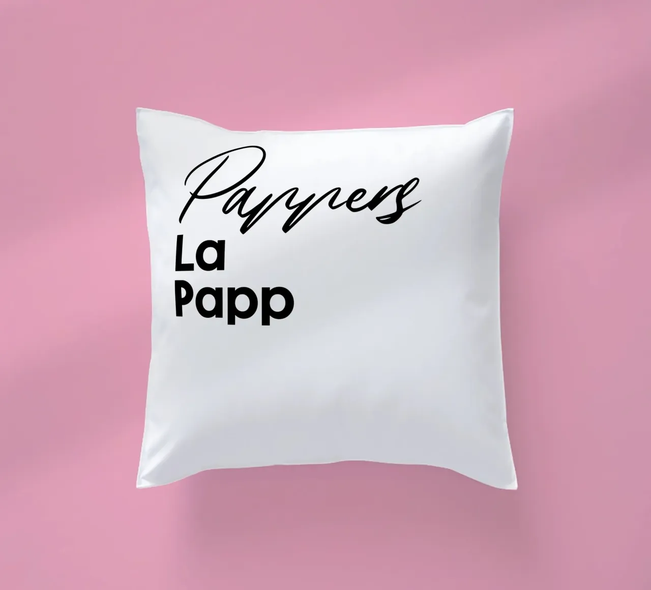 Pappers La Papp cuscino da YV TYPOGRAPHY