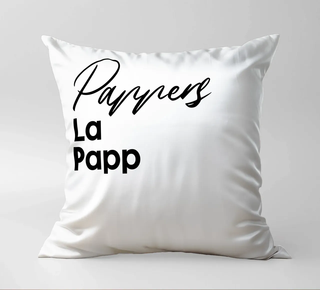 Pappers La Papp cuscino da YV TYPOGRAPHY