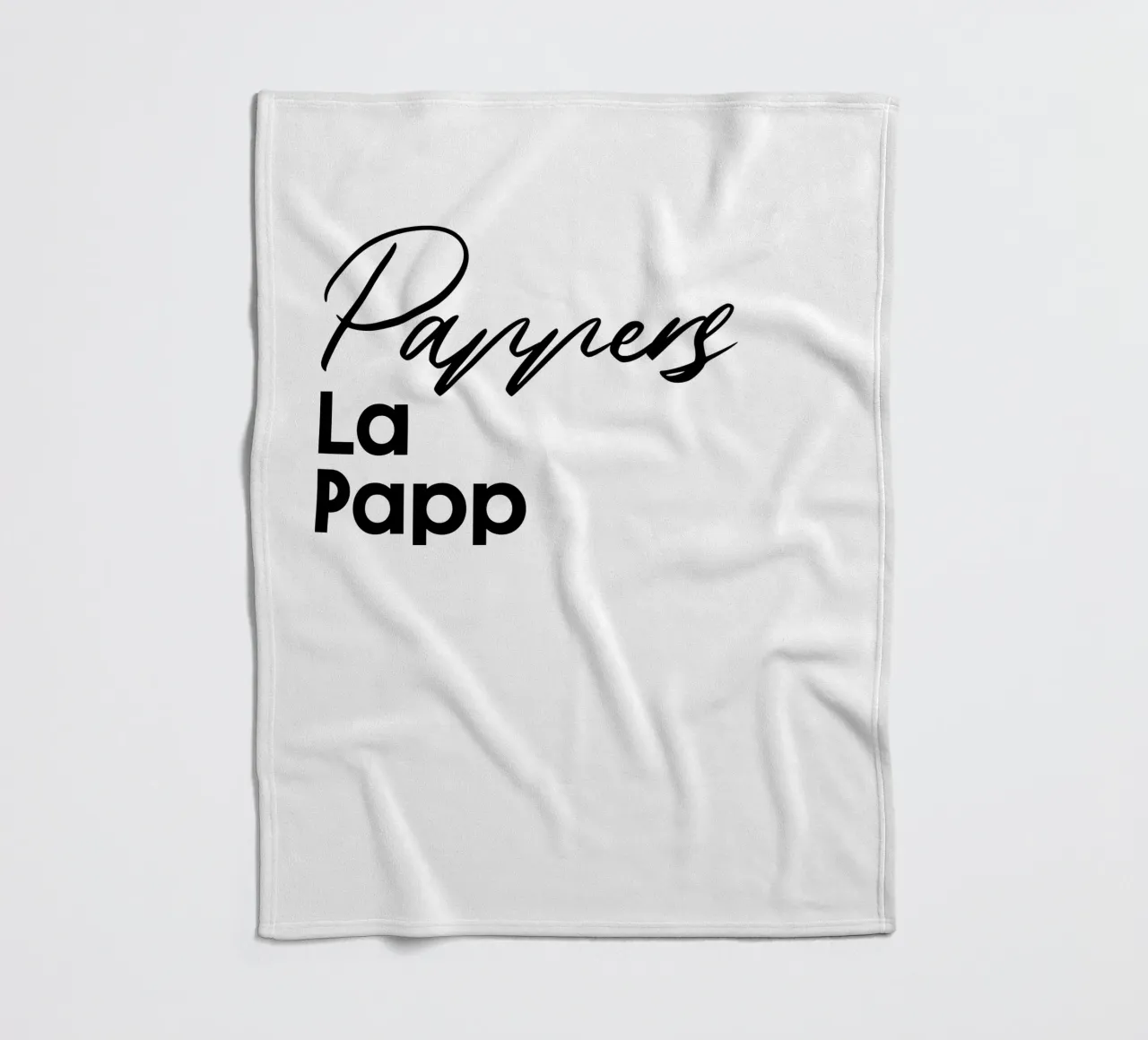 Pappers La Papp Fleecedecke von YV TYPOGRAPHY