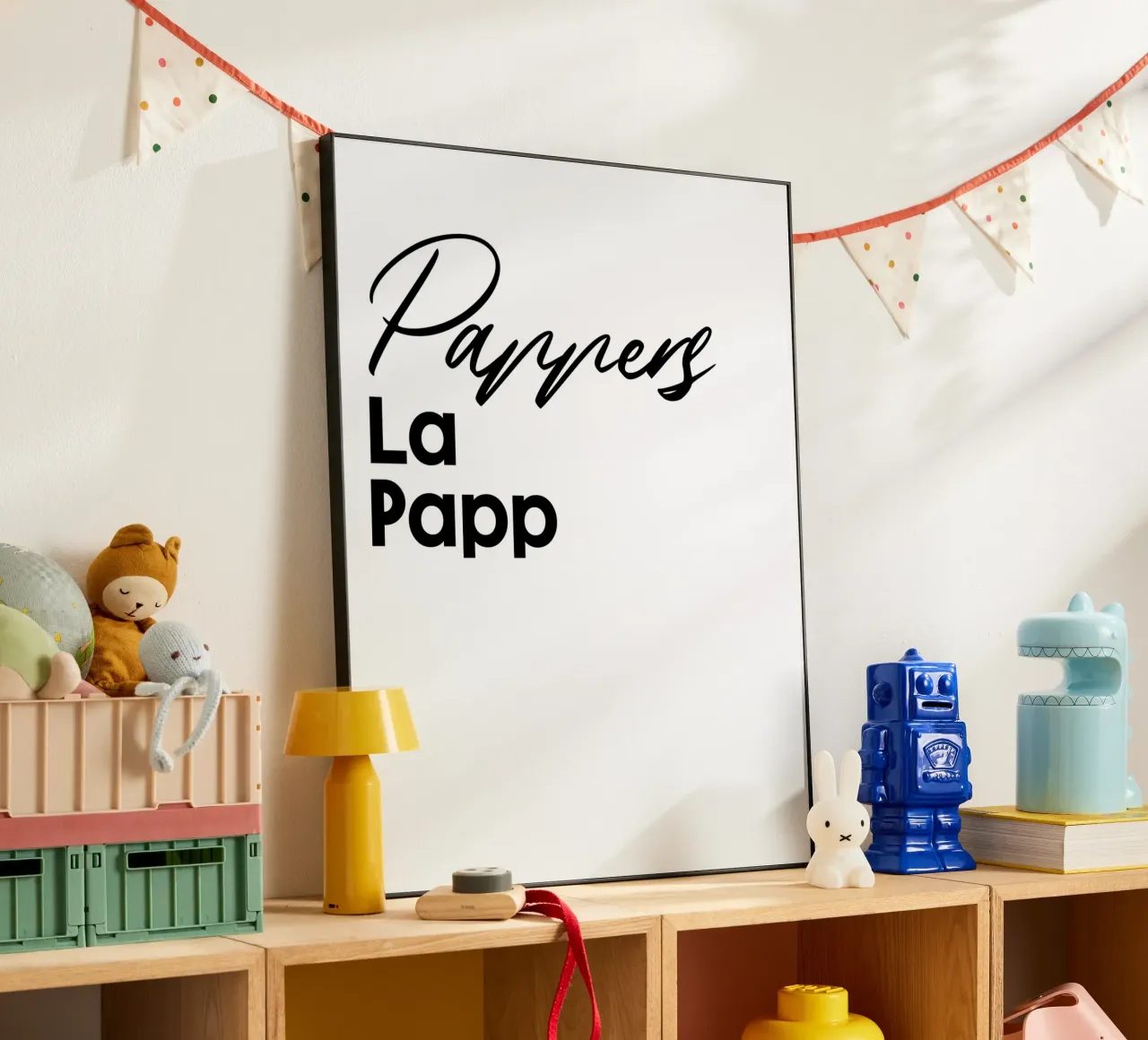 Pappers La Papp alluminio dibond da YV TYPOGRAPHY