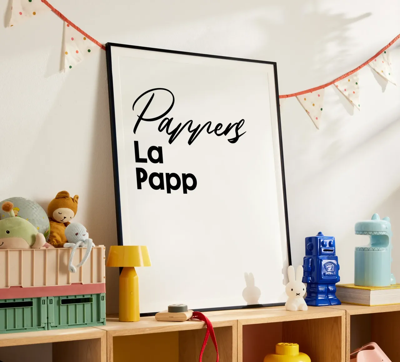Pappers La Papp poster da YV TYPOGRAPHY