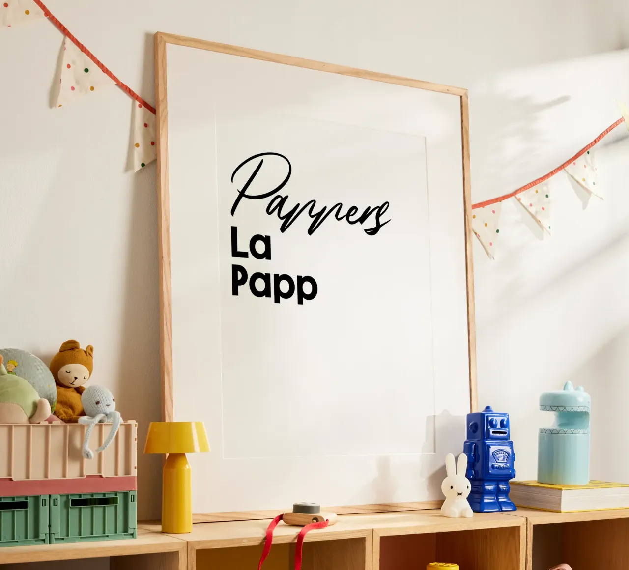 Pappers La Papp poster da YV TYPOGRAPHY