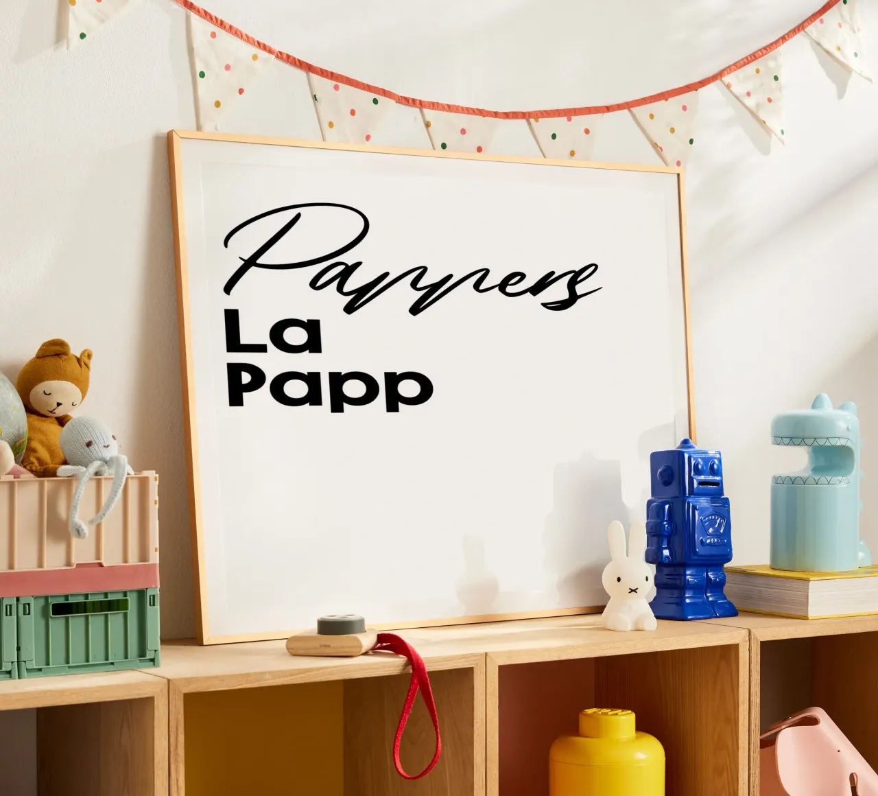 Pappers La Papp poster da YV TYPOGRAPHY