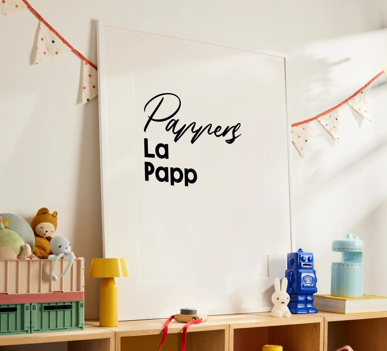 Pappers La Papp poster da YV TYPOGRAPHY