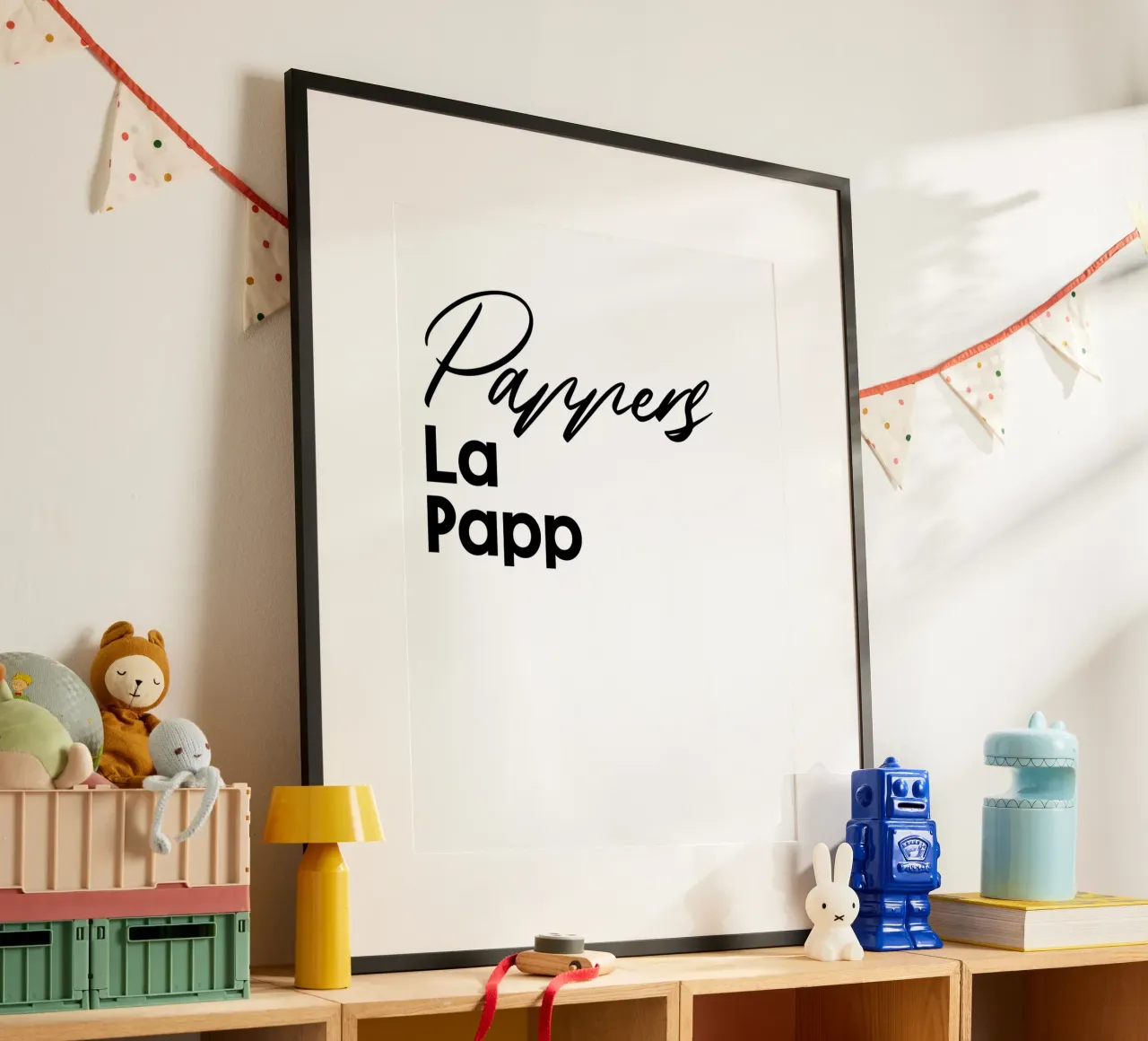 Pappers La Papp poster da YV TYPOGRAPHY