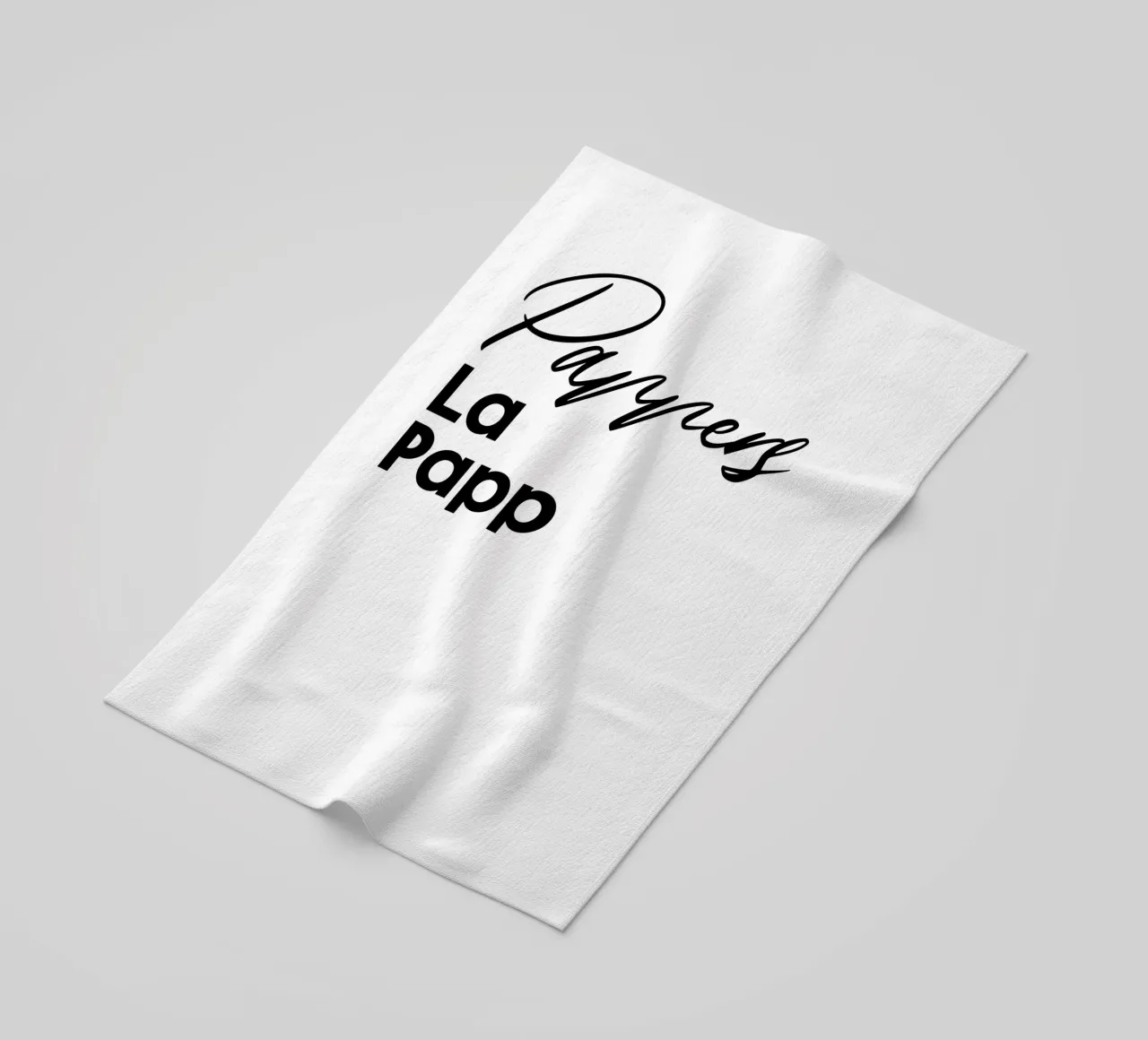 Pappers La Papp telo mare da YV TYPOGRAPHY