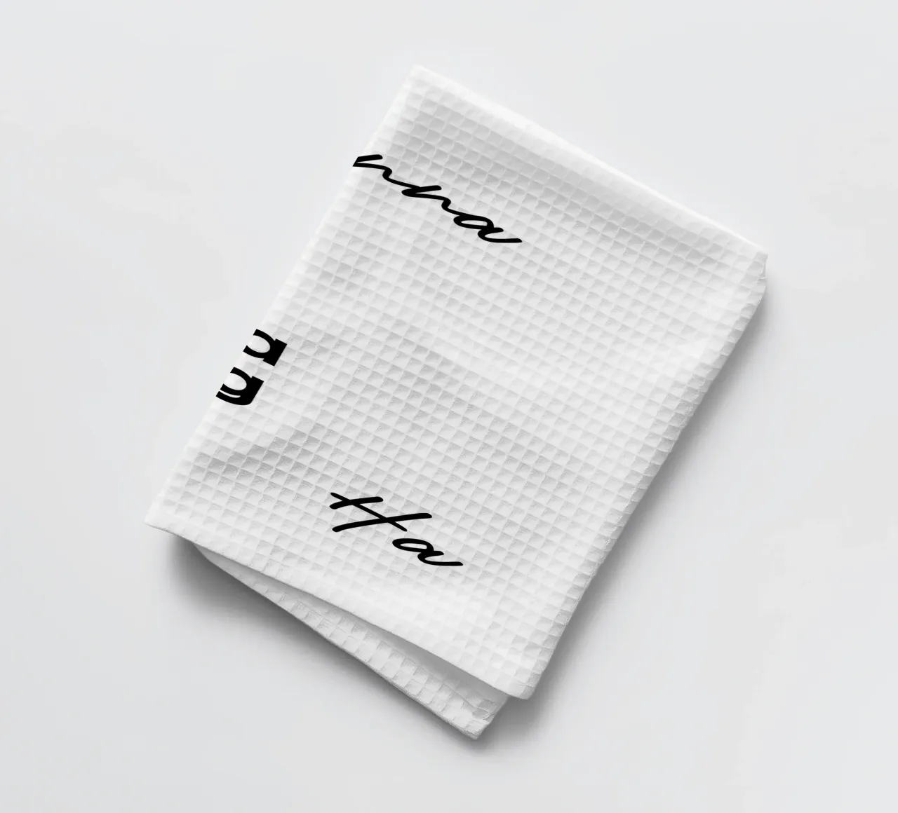 Je veux vraiment vraiment vraiment vouloir Zigazig Ha torchon de YV TYPOGRAPHY