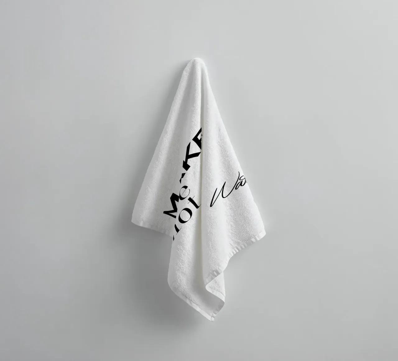 Fare non è guerra asciugamano da bagno da YV TYPOGRAPHY