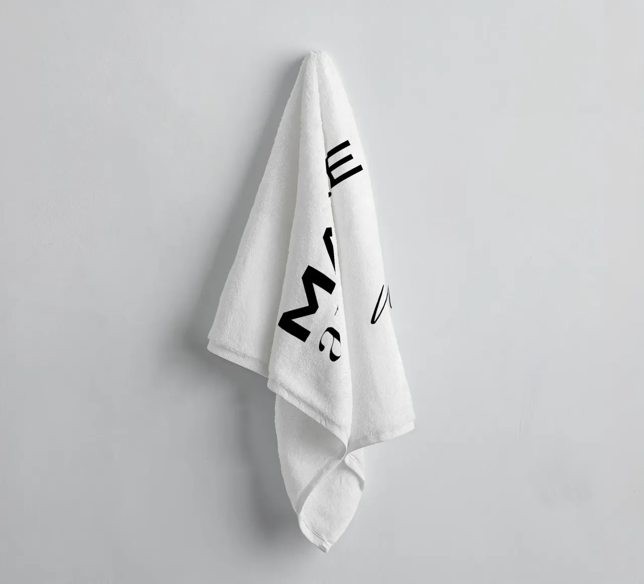 Fare non è guerra asciugamano da bagno da YV TYPOGRAPHY