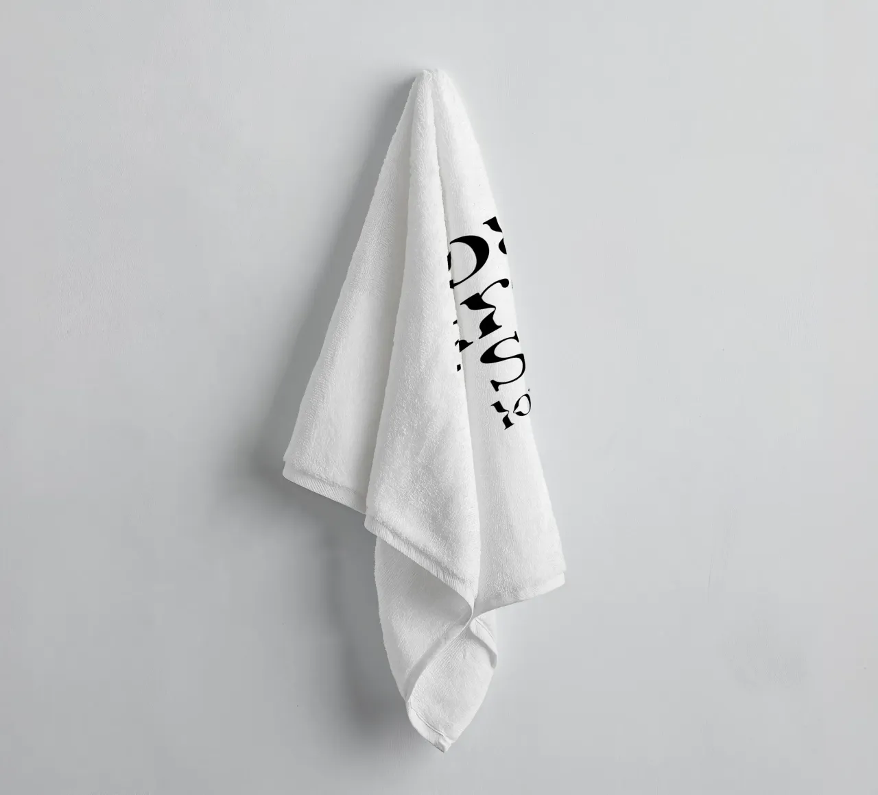 You Are So Loved Typography towel by YV TYPOGRAPHY
