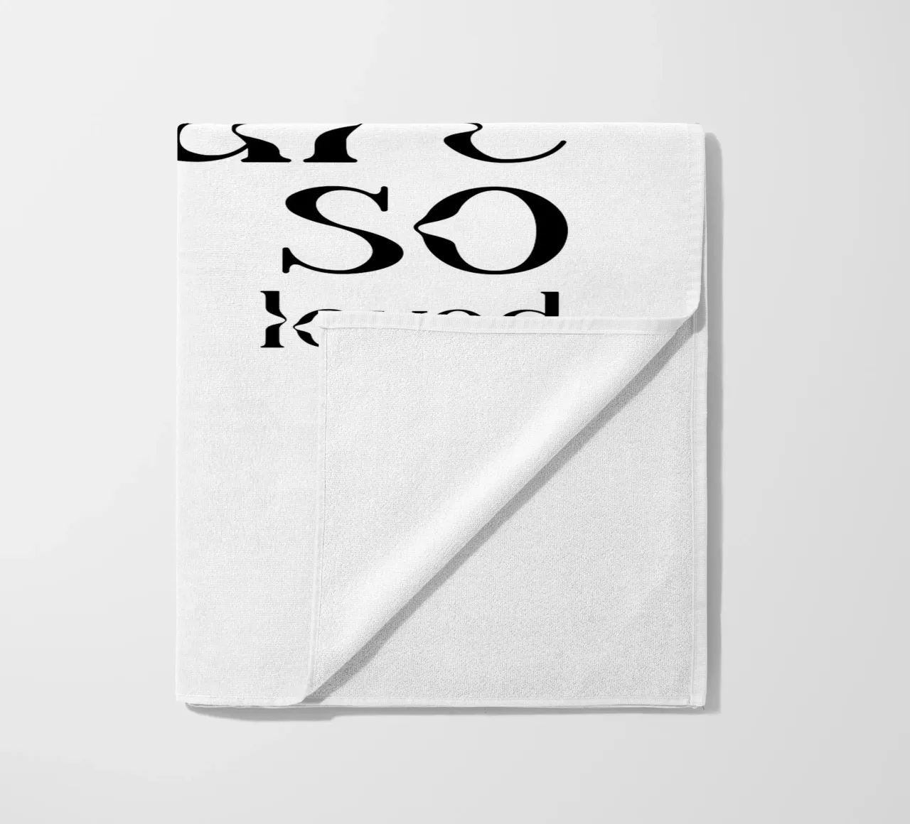 Tipografia You Are So Loved telo mare da YV TYPOGRAPHY
