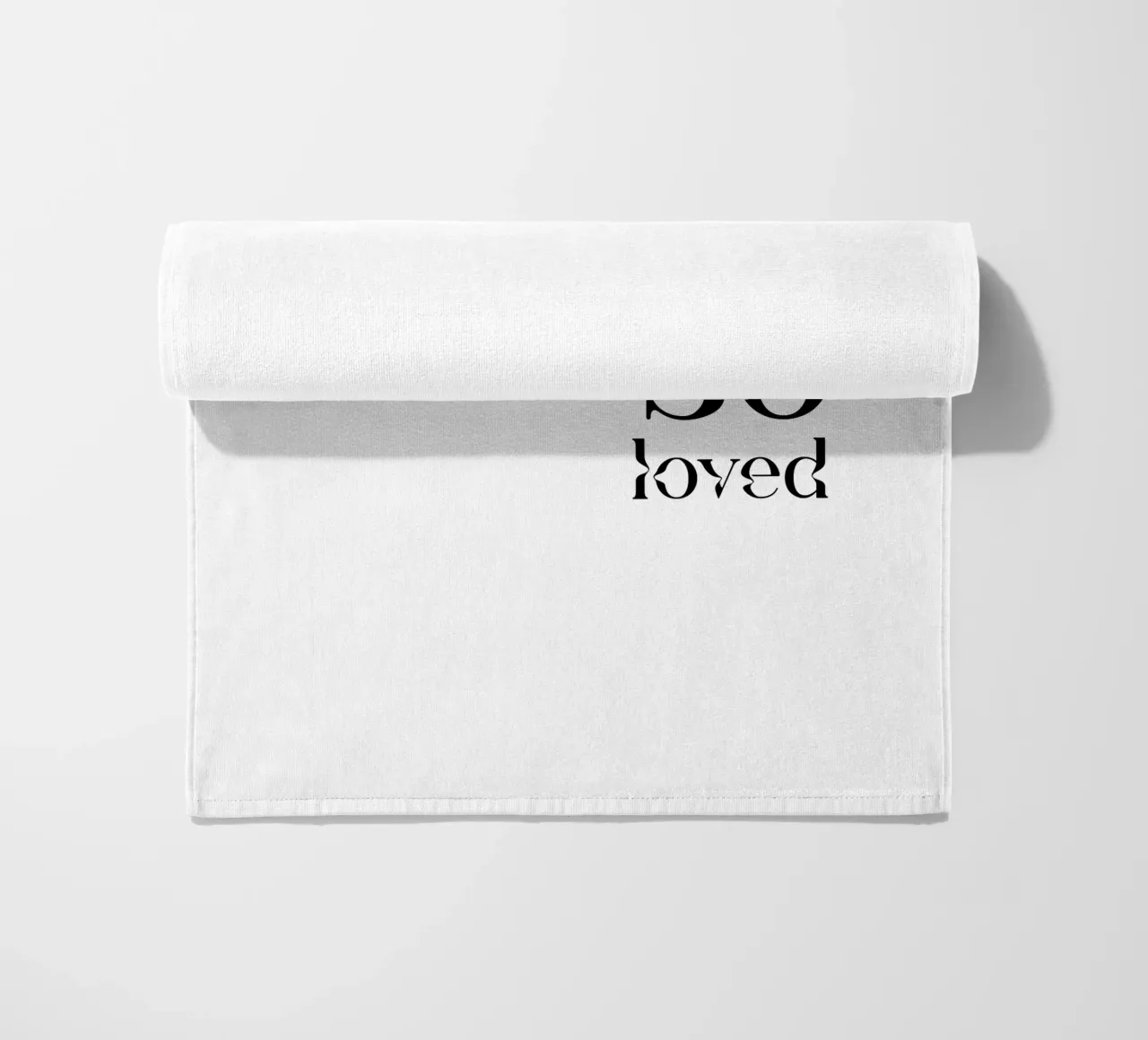 Tipografia You Are So Loved telo mare da YV TYPOGRAPHY