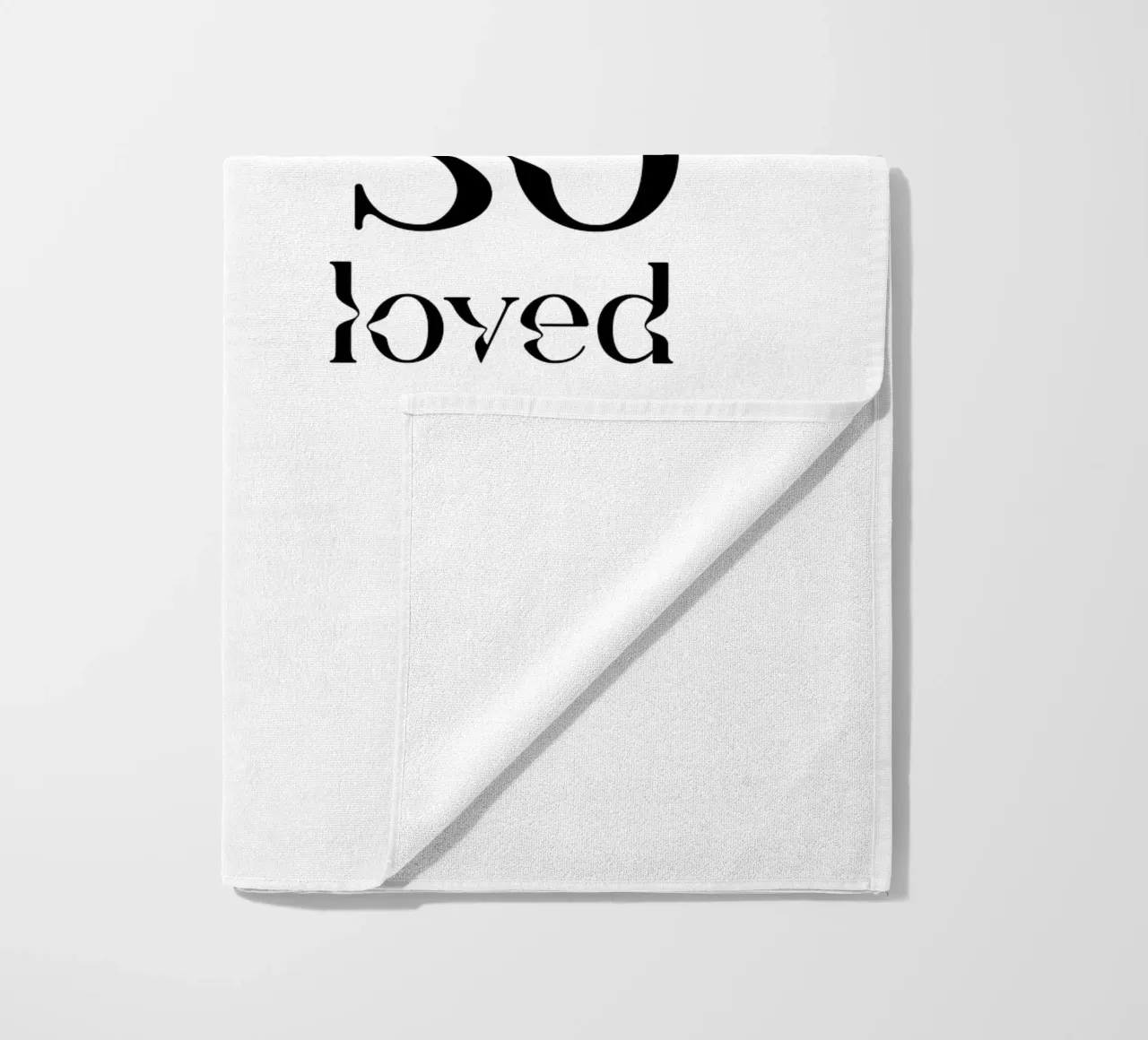 Tipografia You Are So Loved telo mare da YV TYPOGRAPHY