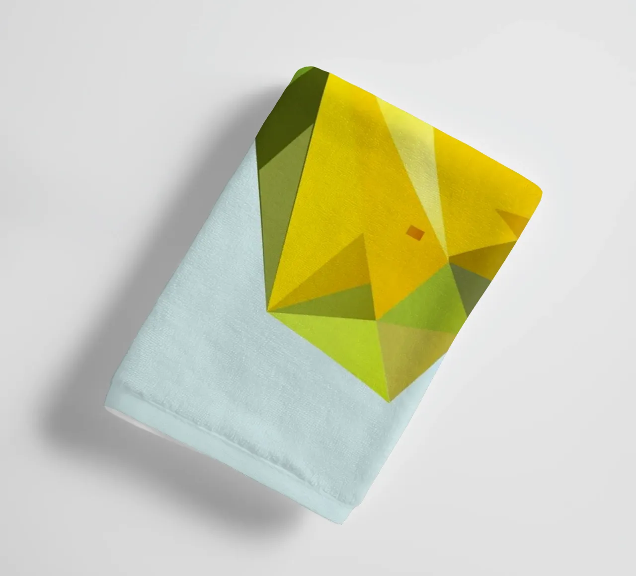Papillon citron géométrique -Jaune éclatant serviette de bain de namosh
