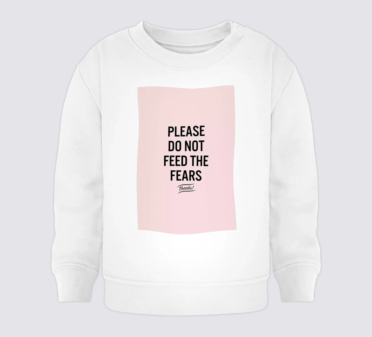 Please Do Not Feed The Fears felpa neonato da LeDieg