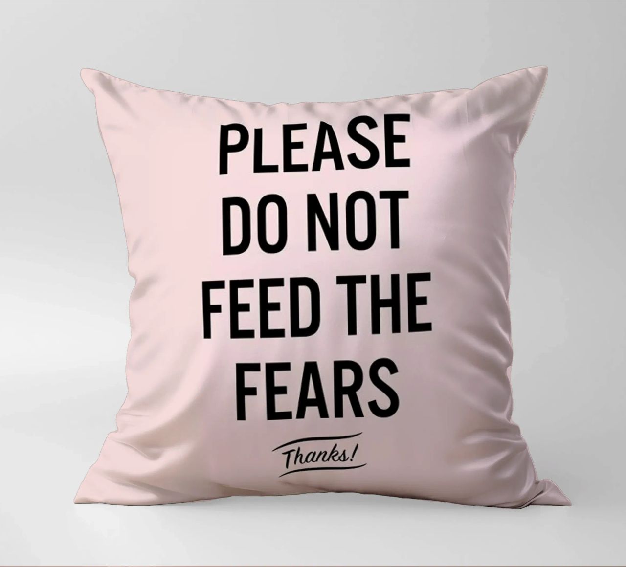 Please Do Not Feed The Fears cuscino da LeDieg