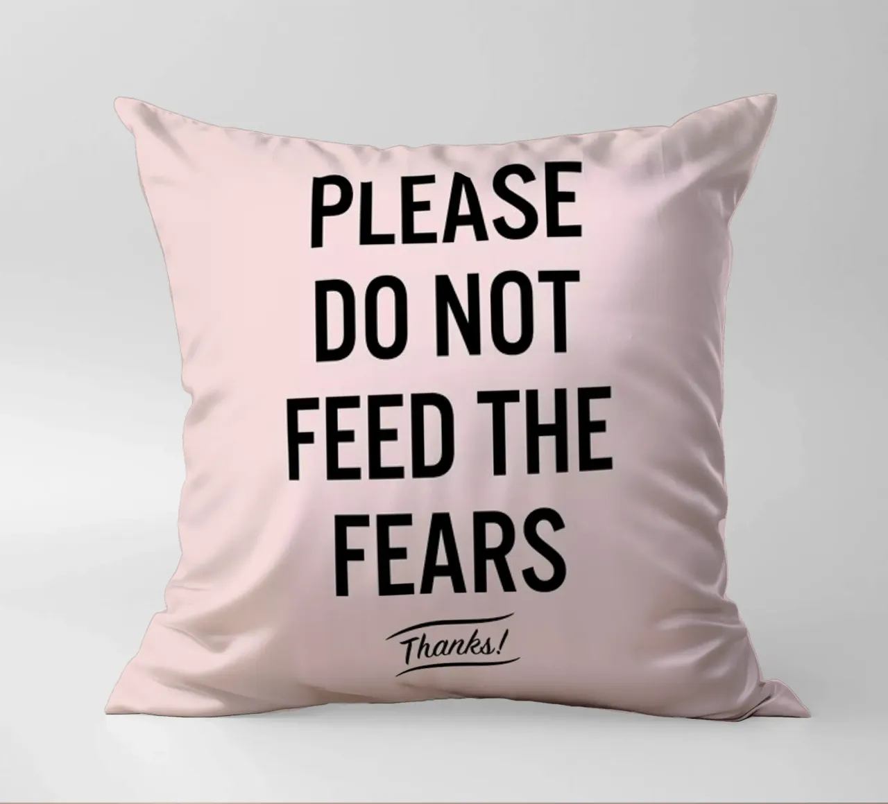 Please Do Not Feed The Fears cuscino da LeDieg